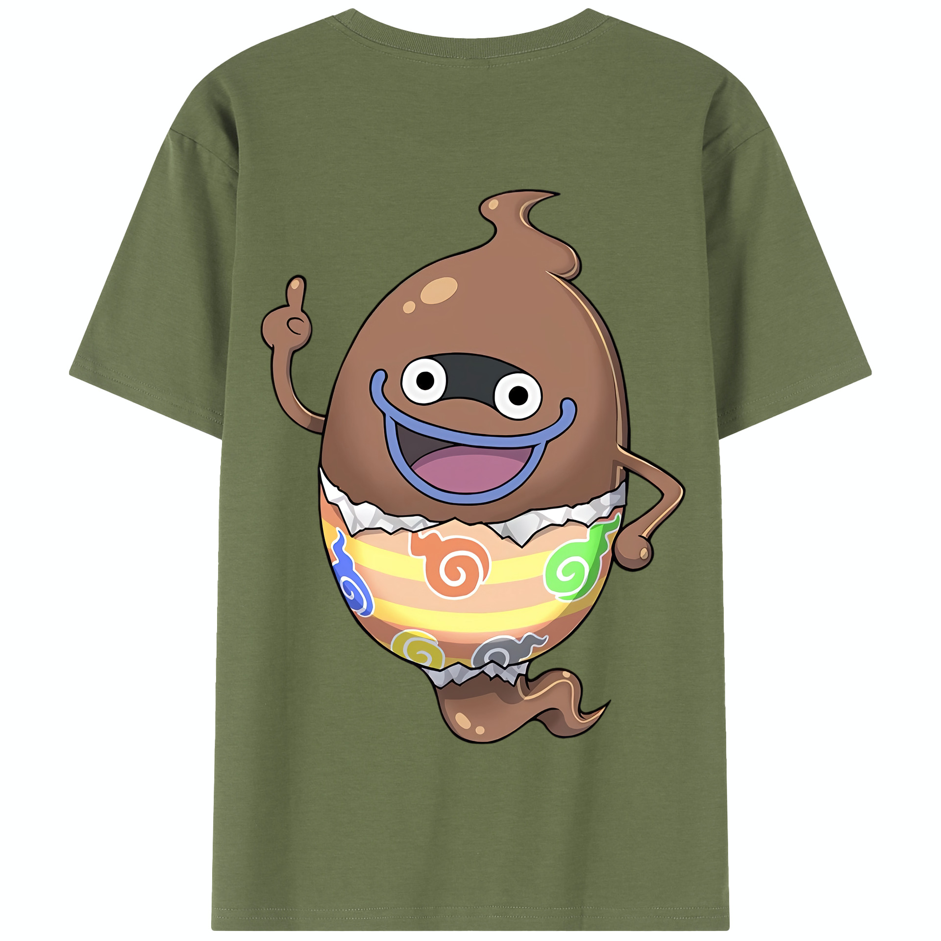 （画像用） 妖怪ウォッチ Yo-kai Watch 綿100％半袖Tシャツ（背面プリント）